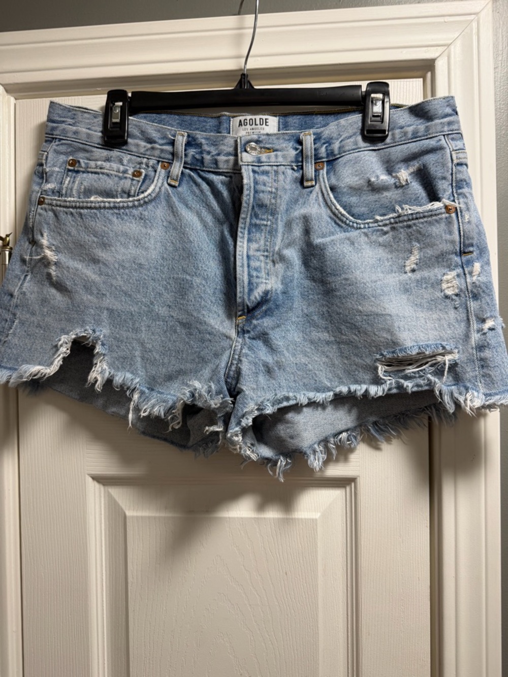 Agolde Parker Vintage Cut off jeans shorts size 30
